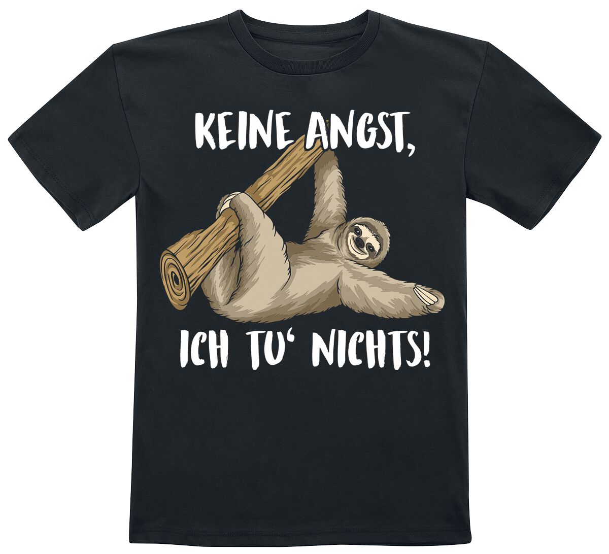Tierisch Keine Angst, ich tu‘ nichts! T-Shirt schwarz