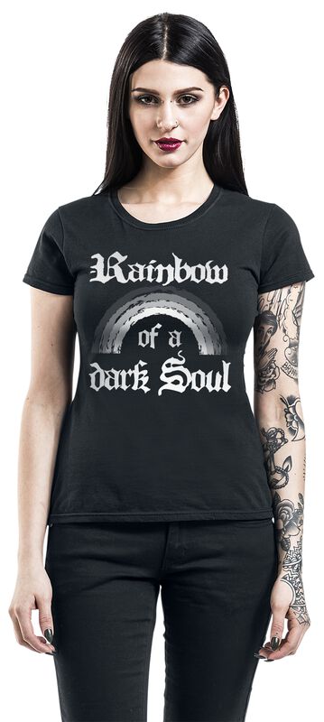 Wohnen & Freizeit Funartikel Rainbow Of A Dark Soul | Sprüche T-Shirt