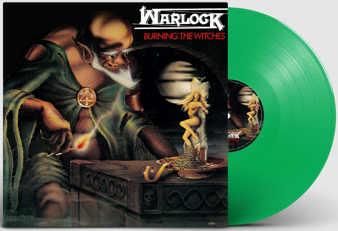 Image of Warlock Burning the witches LP farbig