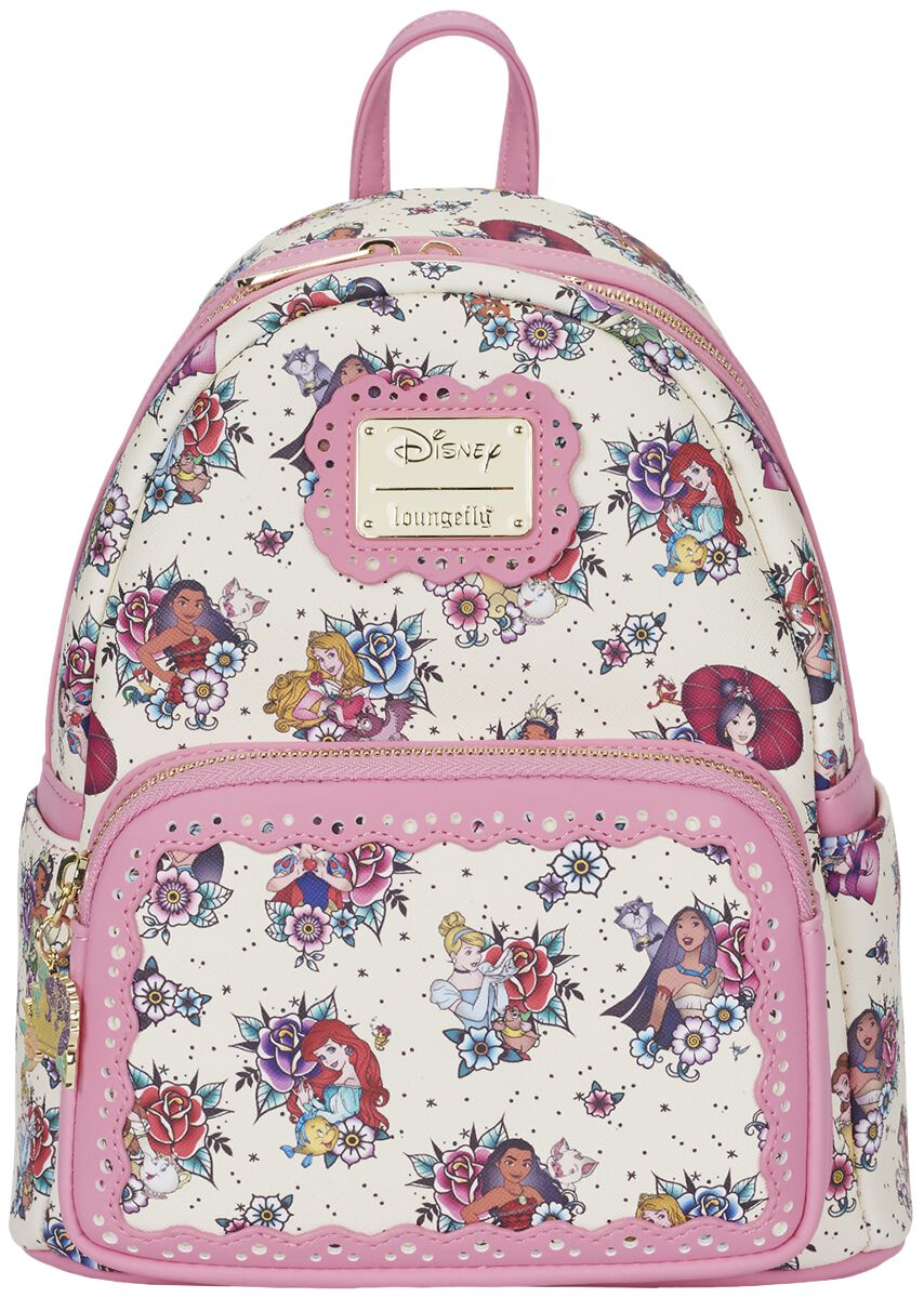 Disney Princess Loungefly - Tattoo AOP Mini backpacks multicolour