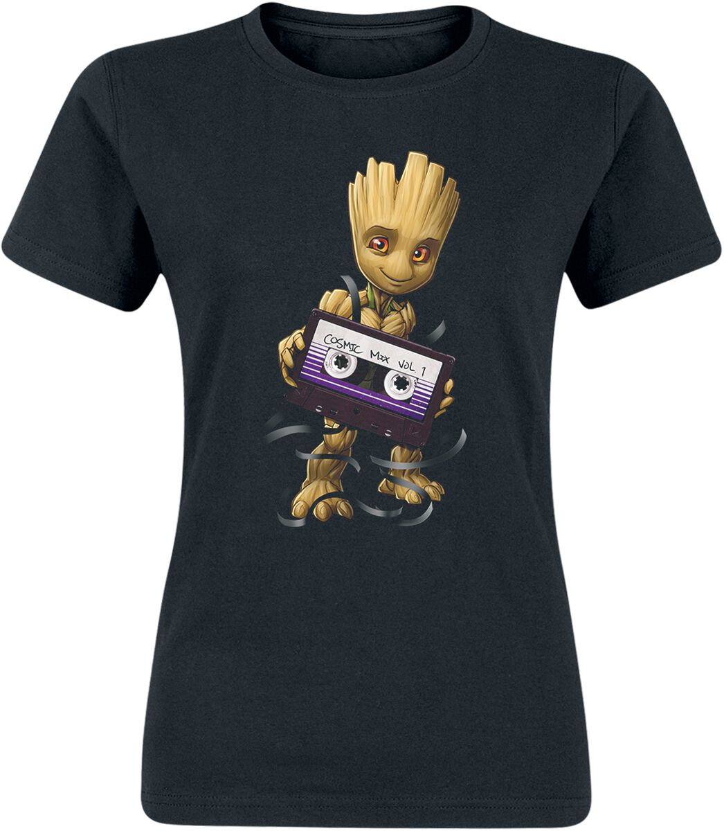 Guardians Of The Galaxy Cosmic Tape T-Shirt black
