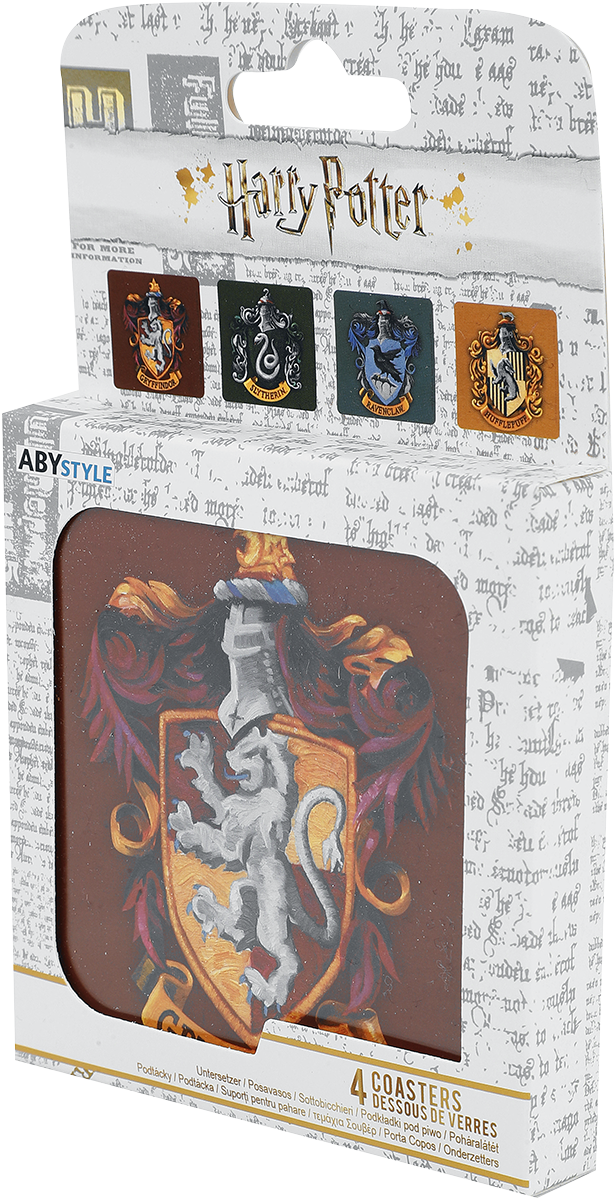 Harry Potter Häuser Embleme Untersetzer multicolor