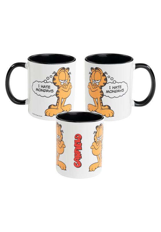 Garfield Tasse - I Hate Mondays - multicolor  - Lizenzierter Fanartikel