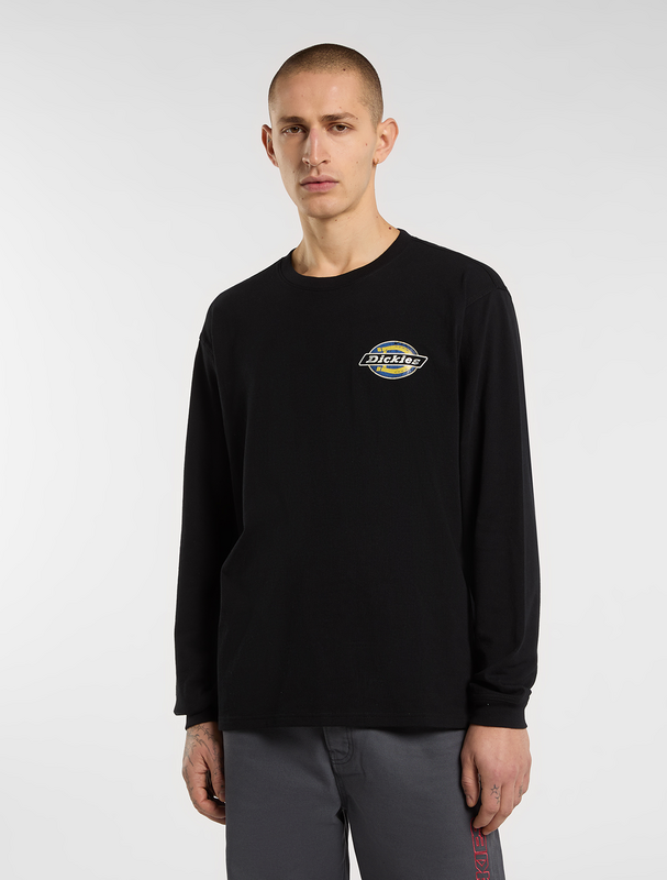 Thumbnail - Dickies NASHPORT LS TEE Langarmshirt schwarz in M