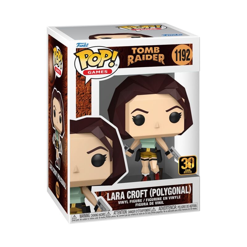 Tomb Raider - Lara Croft (Polygonal) Vinyl Figur 1192 - Funko Pop! - Funko Shop Europe