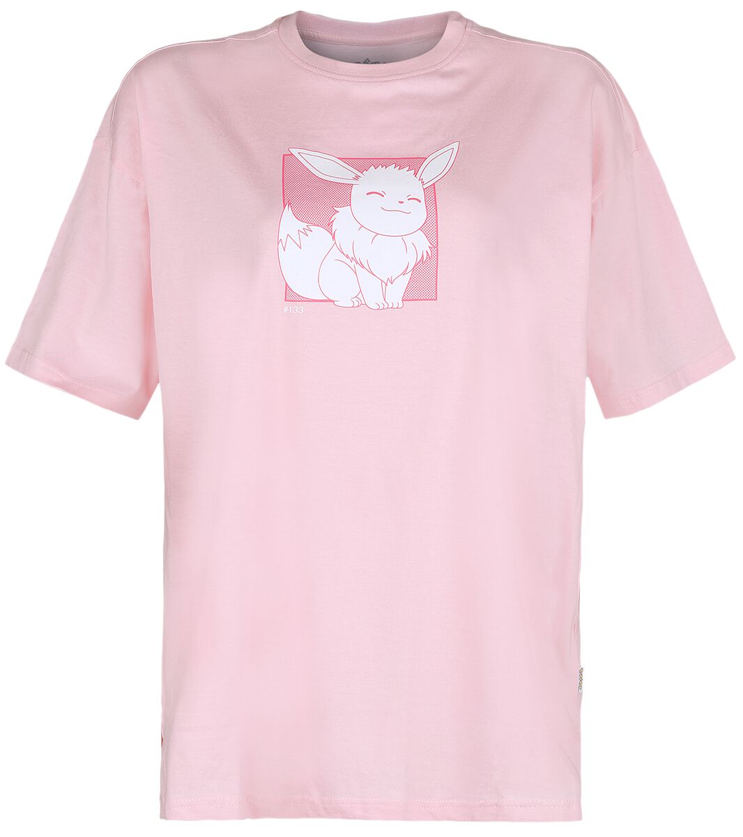 T-Shirt Manches courtes Gaming de Pokémon - Evoli - Eeveelutions - M à XXL - pour Femme - rose