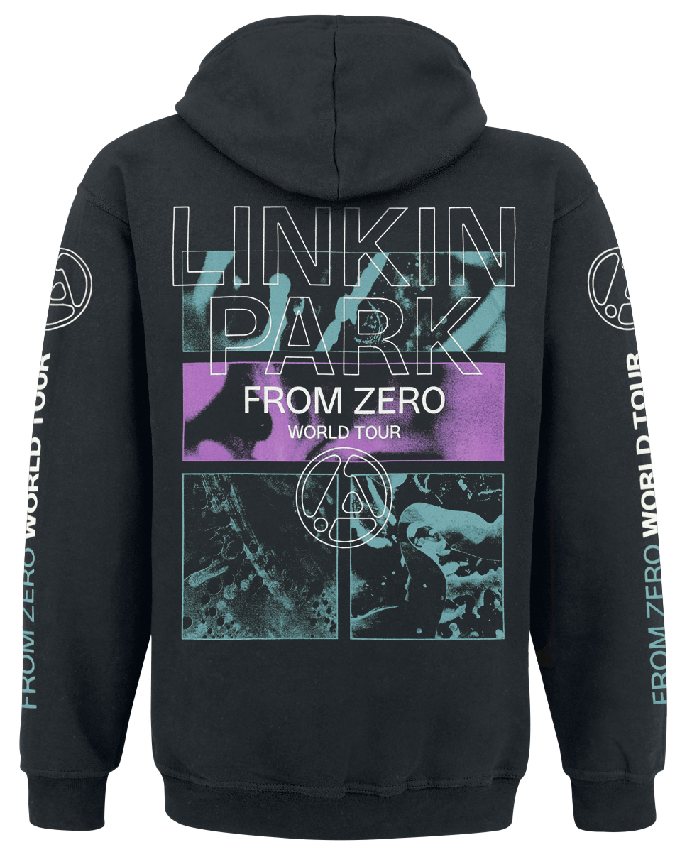 5063609306886 - From Zero To World Tour Kapuzenpullover schwarz in XXL