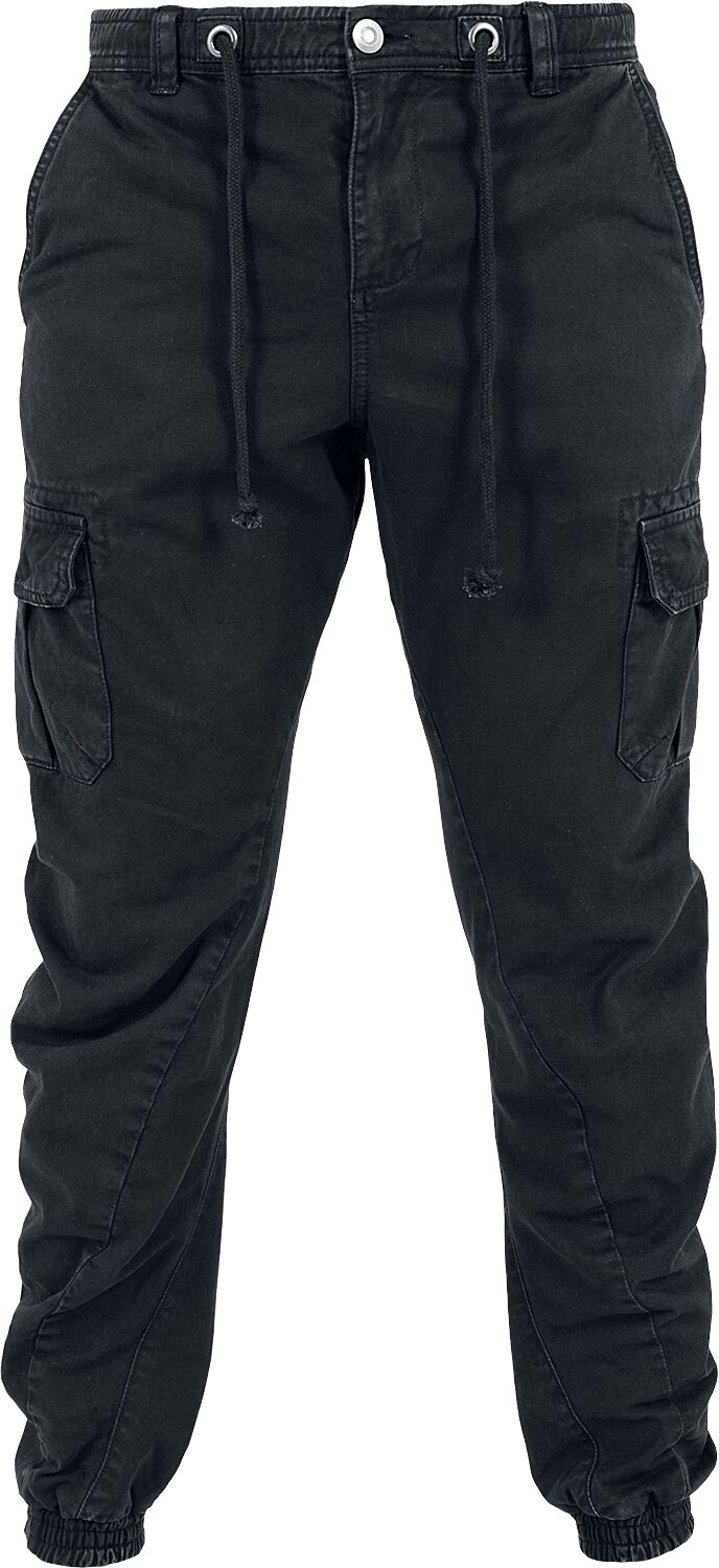 Image of Urban Classics - Cargo Jogging Pants - Pantaloni modello cargo - Uomo - nero
