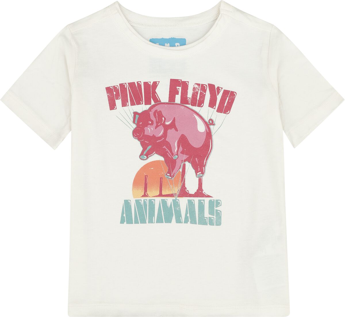 Pink Floyd T-Shirt für Kinder - Amplified Collection - Kids - Animal Balloon - für Mädchen & Jungen - altweiß  - Lizenziertes Merchandise!