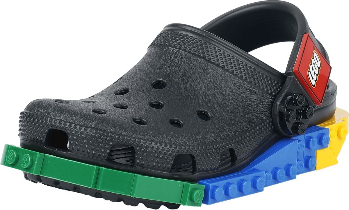 Crocs Hausschuh - 4WL LEGO® Masterbrand System Clog Kids - EU28-29 bis EU38-39 - Größe EU 37-38 - schwarz