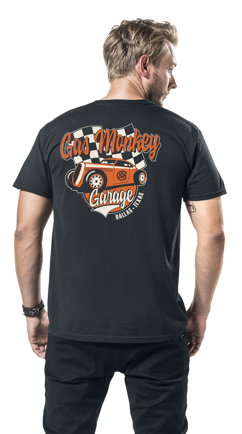 Gas Monkey Garage Racing T-Shirt schwarz - 28.01% Rabatt