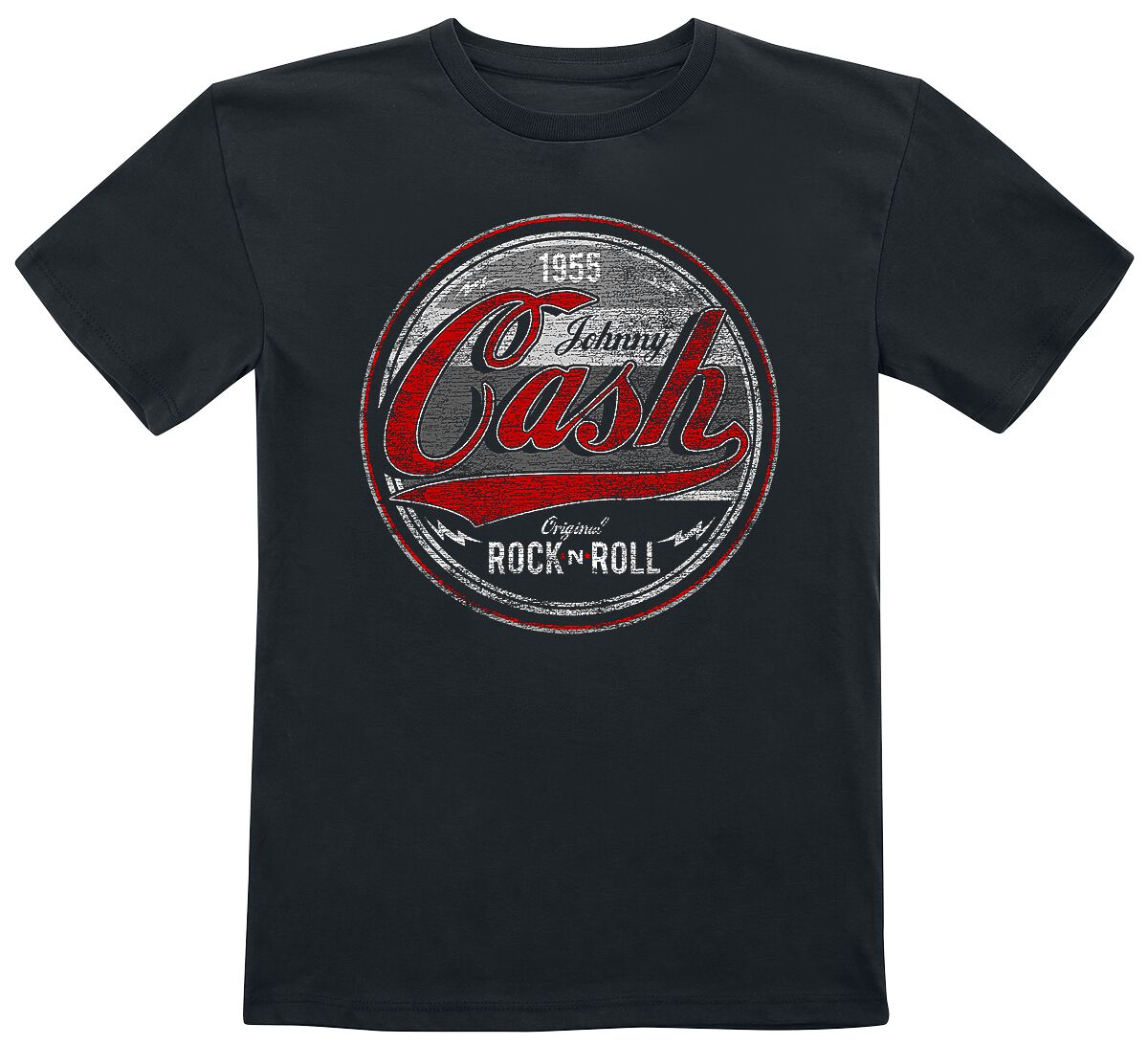 Johnny Cash Kids - Original Rock And Roll T-Shirt black