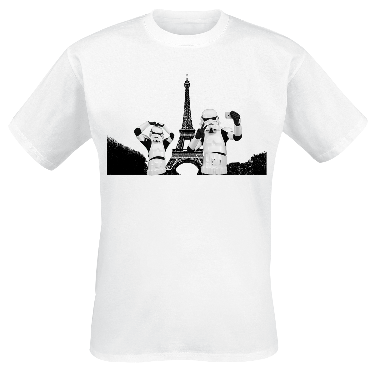Original Stormtrooper - Selfie in Paris - T-Shirt - white image
