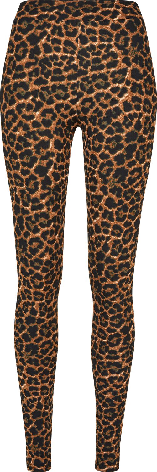 Urban Classics Ladies Soft Darkleo Legging Leggings braun  - Onlineshop EMP