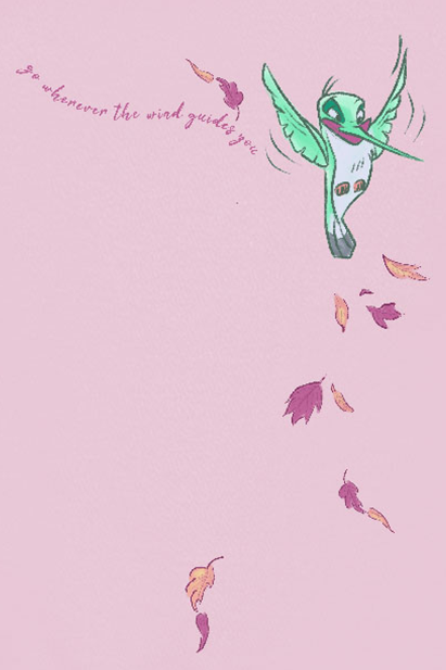 Pocahontas Wind T-Shirt rosa