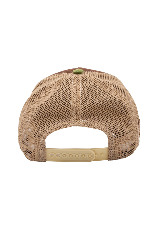 Thumbnail - King Kerosin Nashville Trucker Cap Cap braun grün