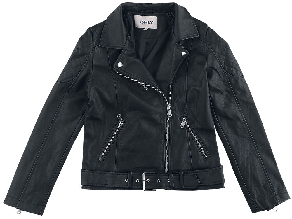 Amelia Faux Leather Biker Jacket