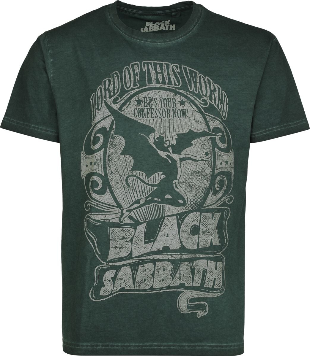 T-Shirt Manches courtes de Black Sabbath - Lord Of This World - S à 4XL - pour Homme - vert