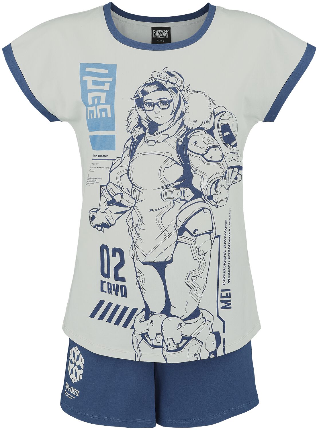 Overwatch - Gaming Schlafanzug - Mei - S bis XL - für Damen - Größe XL - multicolor  - EMP exklusives Merchandise!