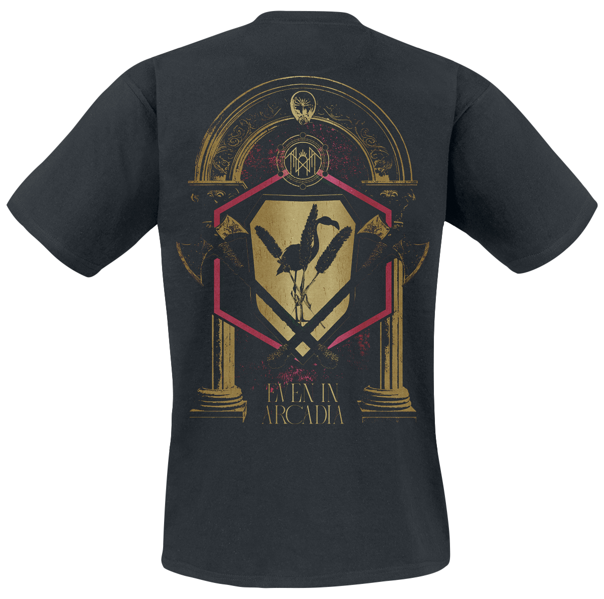 4068143384216 - Flamingo Archway T-Shirt schwarz in M