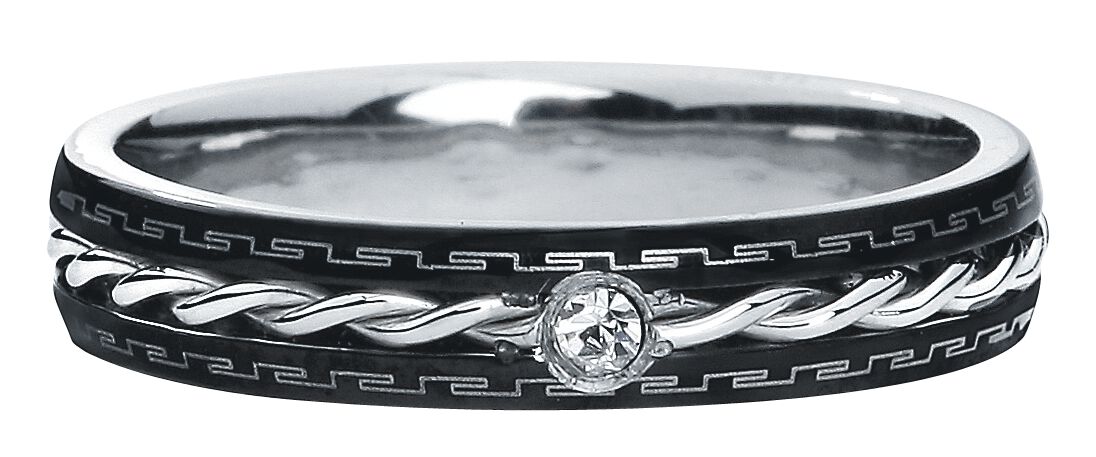 etNox Fine Steel Ring Ring multicolor  - Onlineshop EMP