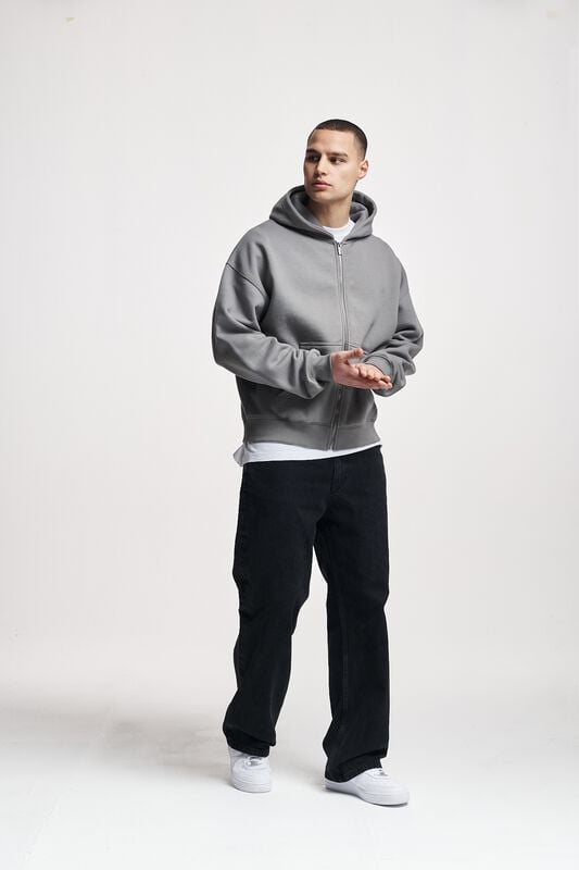 4255605421507 - ADRIK BASIC BAGGY JEANS Jeans schwarz in 32