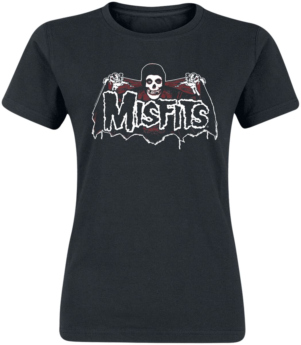 Misfits T-Shirt – Batfiend – M – für Damen – Größe M – schwarz – Lizenziertes Merchandise! Misfits T-Shirt – Batfiend – M – für Damen – Größe M – schwarz – Lizenziertes Merchandise!