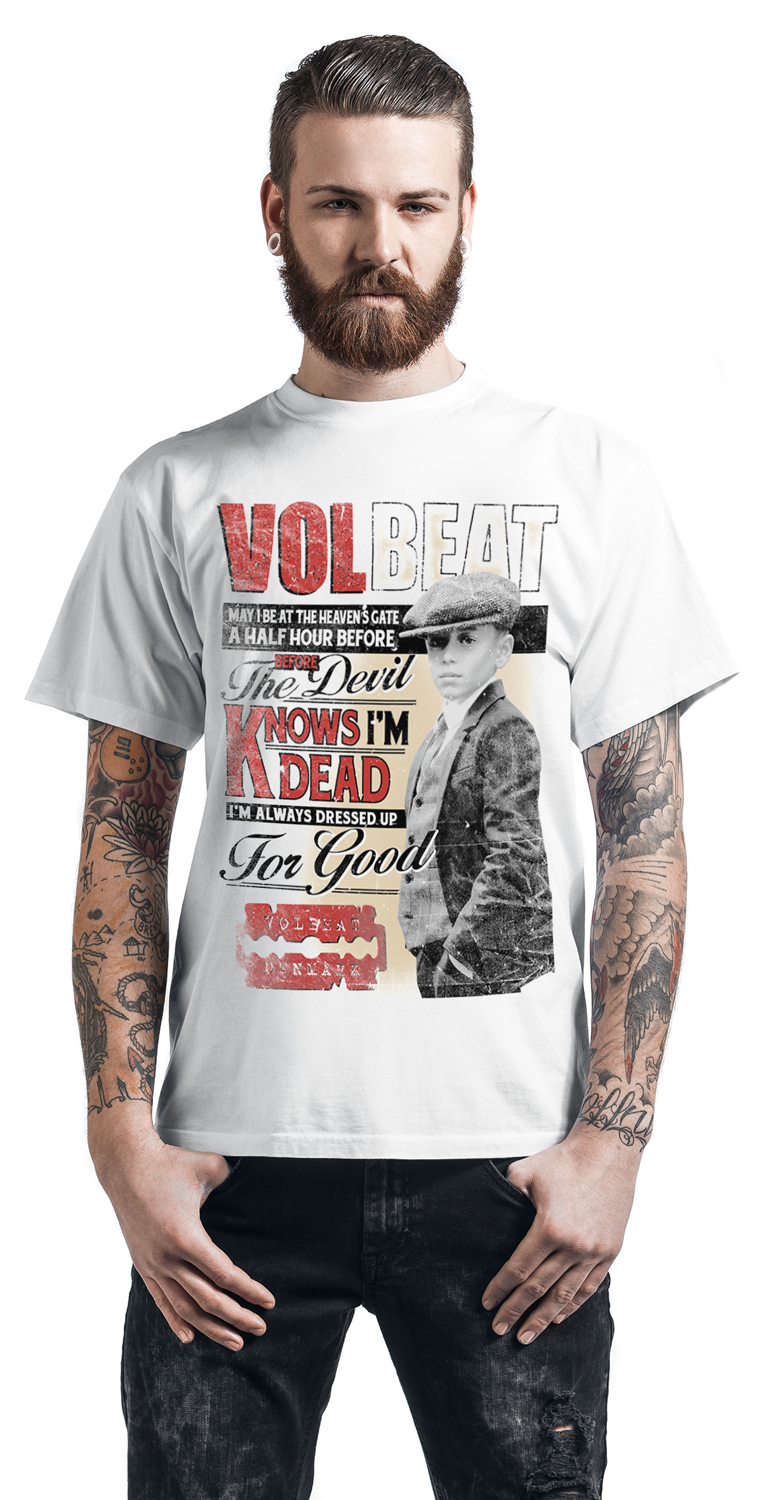 Volbeat Cheapside Sloggers T-Shirt weiß