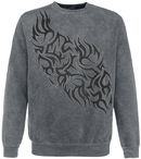 Flames Tattoo, Outer Vision, Sweatshirt