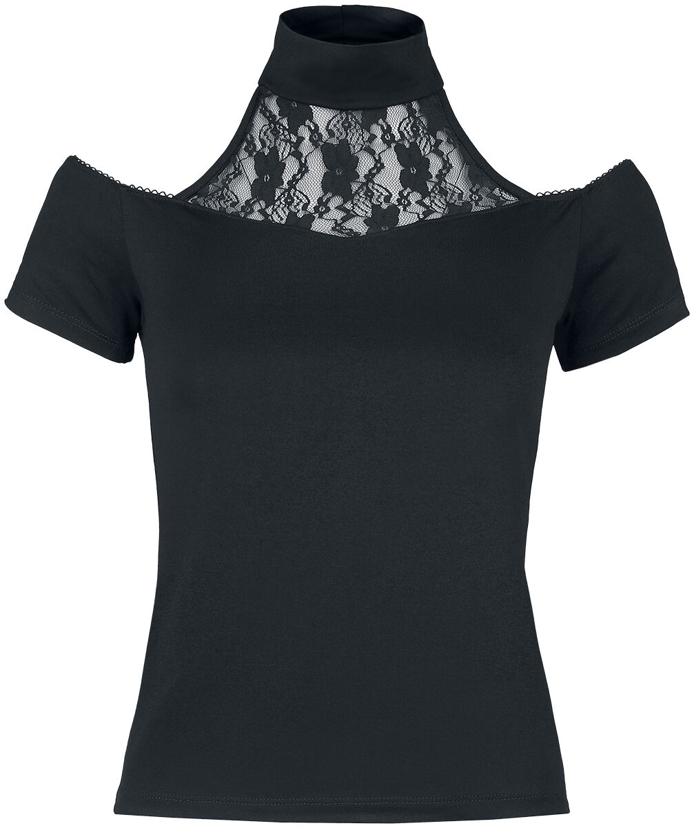 Image of T-Shirt di Outer Vision - Alexandra - S a XXL - Donna - nero