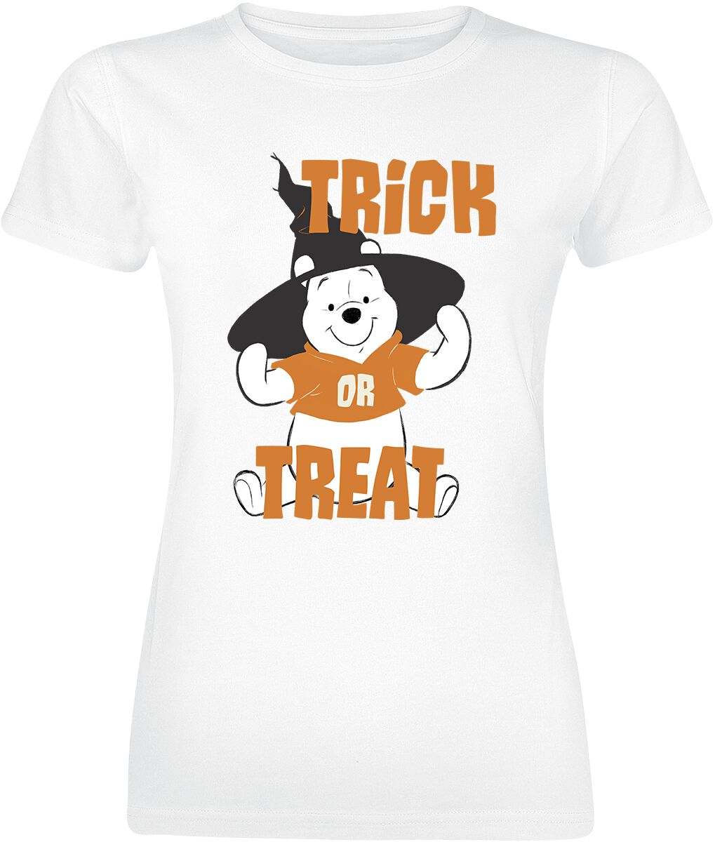 Winnie the Pooh Trick Or Treat T-Shirt white