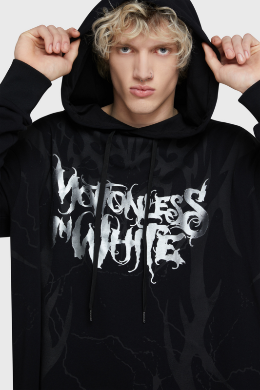 4068143421348 - Pitch Black Evil Hoodie Kapuzenpullover schwarz in XL