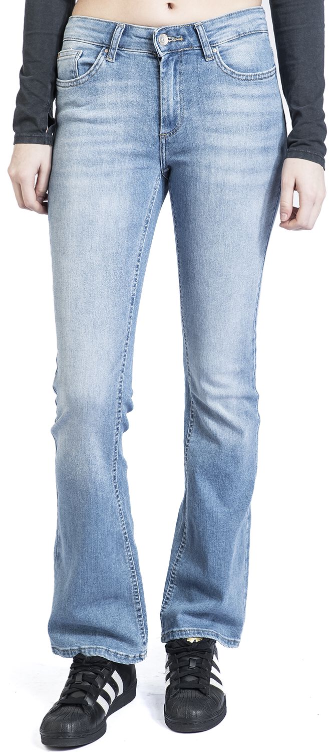 Onlblush Mid Sk 4everblk Dnm Black Denim