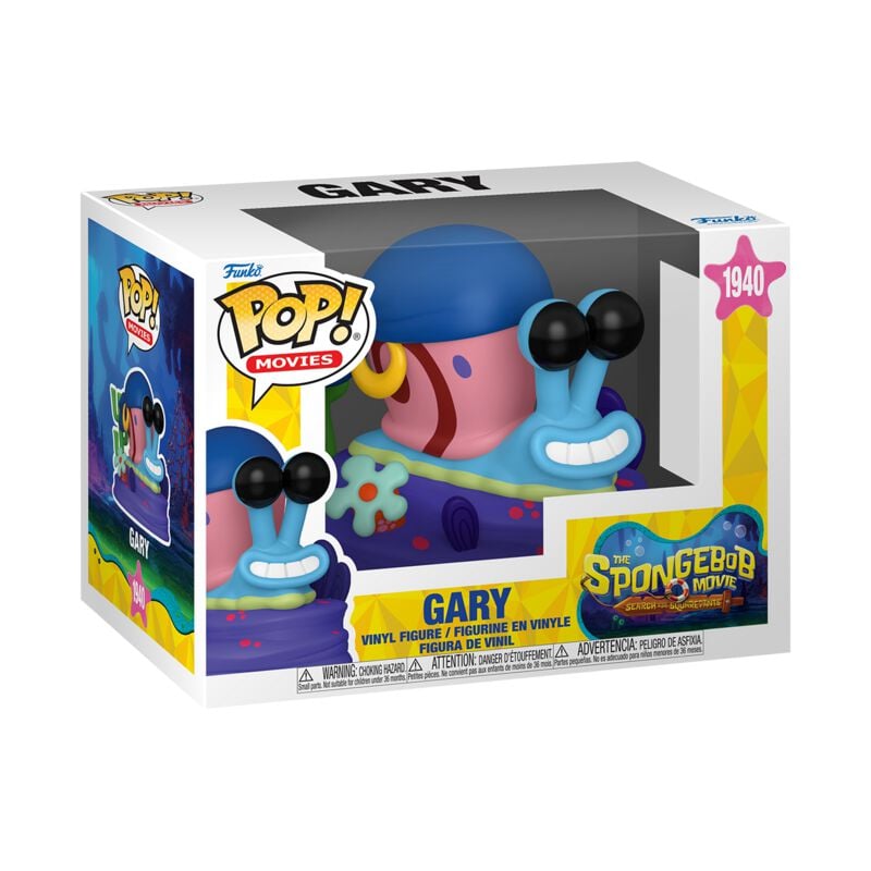 0889698863100 - The Spongebob Movie - Gary (Pop! Movies) Vinyl Figur 1940 Funko Pop! multicolor