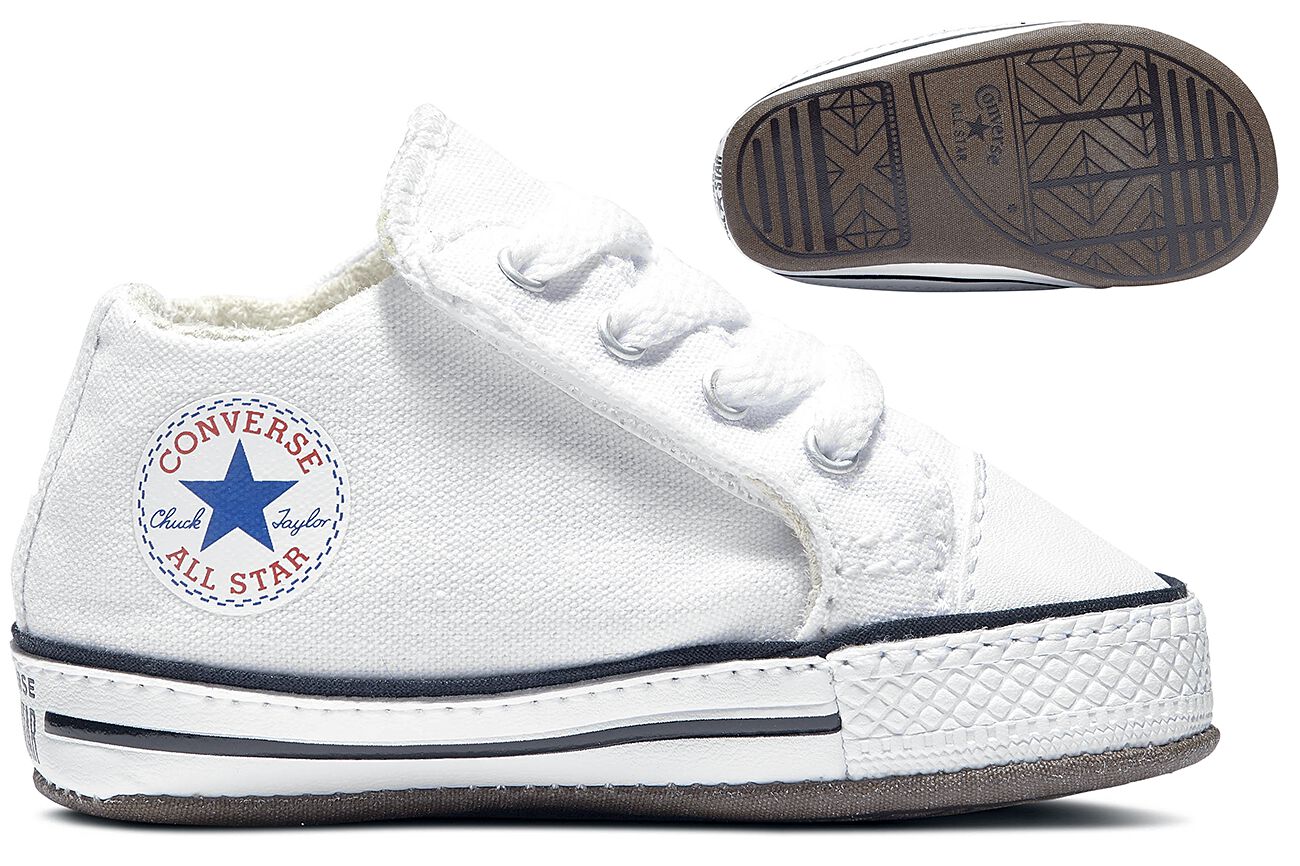 Image of Converse Chuck Taylor First Star Cribster Babyschuhe weiß
