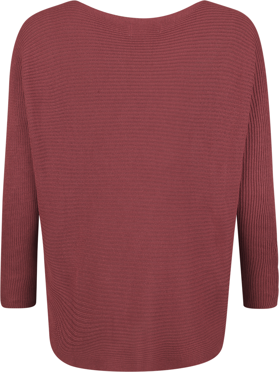 4068143375269 - Cosy Bat Sleeve Knit Langarmshirt bordeaux in M 4068143375269 - Cosy Bat Sleeve Knit Langarmshirt bordeaux in M