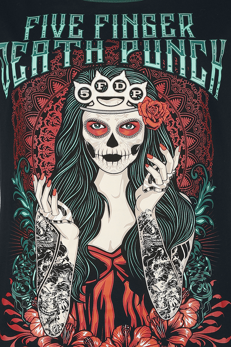 Five Finger Death Punch EMP Signature Collection T-Shirt schwarz petrol