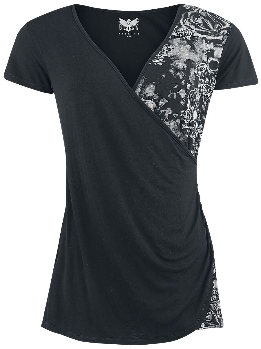 Levně Black Premium by EMP Sweet Jane Dámské tričko černá