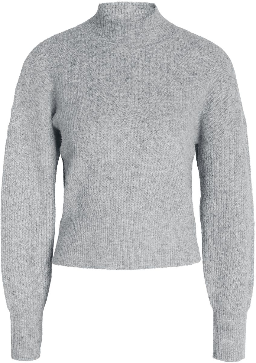 Image of Maglione di Noisy May - Nella high-neck crop knit FWD - XS a L - Donna - grigio