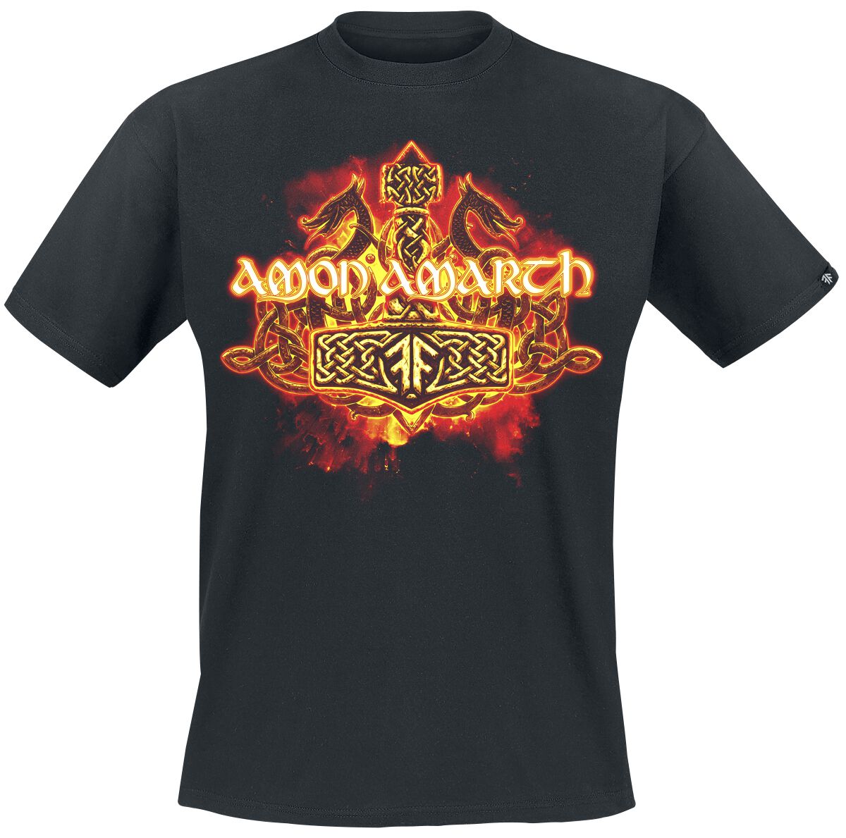 Image of Amon Amarth Firehammer T-Shirt schwarz