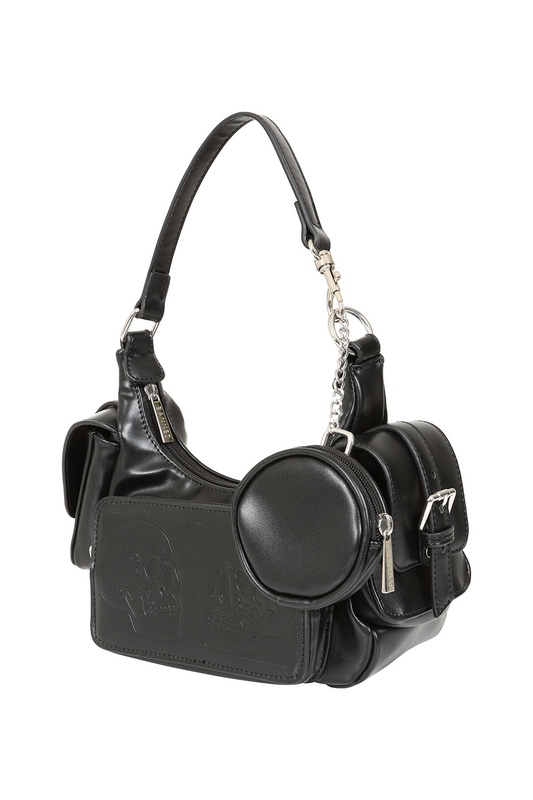 5059075498903 - Twin Terror Shoulder Bag Umhängetasche schwarz