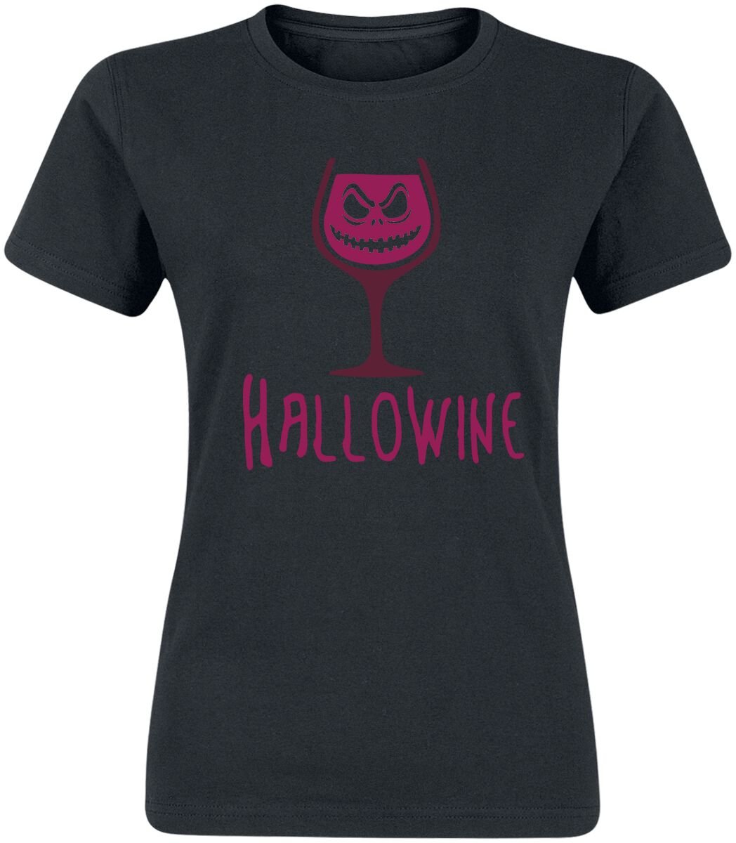 Alkohol & Party Hallowine T-Shirt schwarz Alkohol & Party Hallowine T-Shirt schwarz