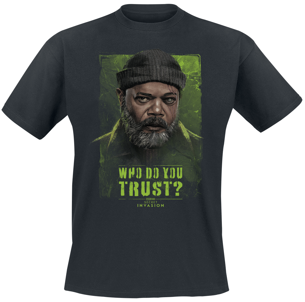 Secret Invasion - Who Do You Trust? Nick Fury - T-Shirt - schwarz - EMP Exklusiv!