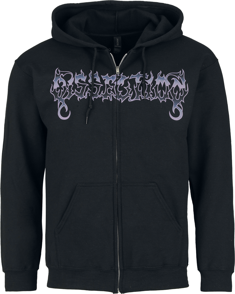 Bluza z kapturem rozpinana  z Dissection - Somberlain - Mężczyźni - czarny