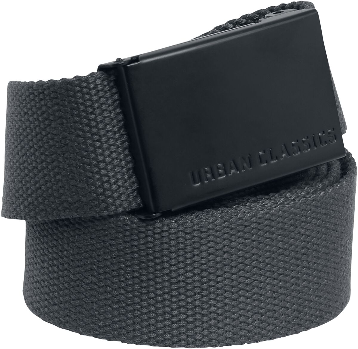 Urban Classics Canvas Belt Gürtel charcoal schwarz