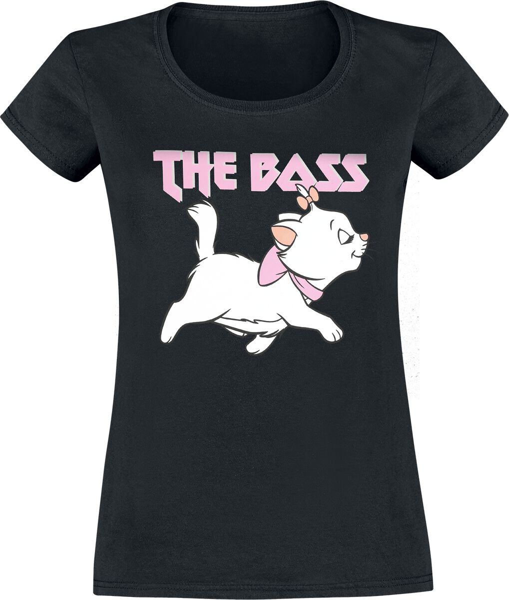 T-Shirt Manches courtes Disney de Les Aristochats - The Boss - S à 3XL - pour Femme - noir