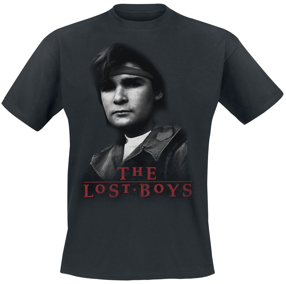 The Lost Boys T-Shirt - Edgar Frog - S bis L - für Männer - Größe L - schwarz  - Lizenzierter Fanartikel
