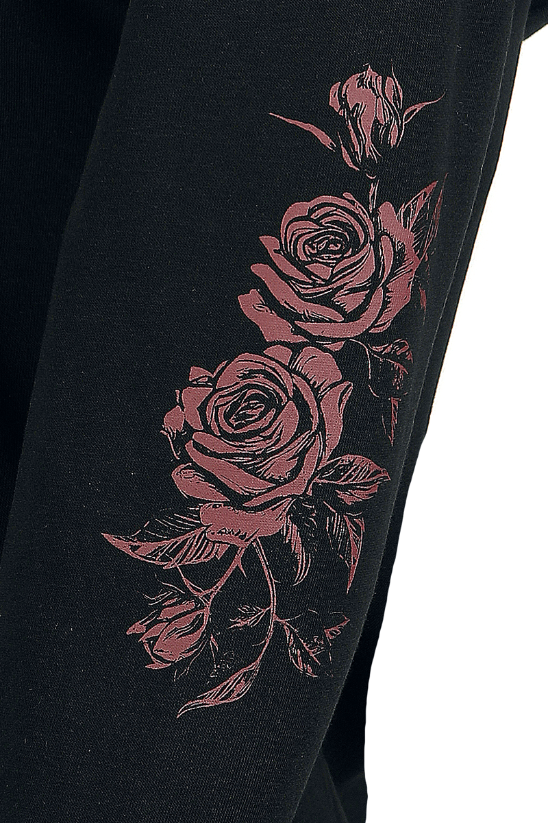 Thumbnail - Rock Rebel by EMP Skulls & Details Kapuzenpullover schwarz in L