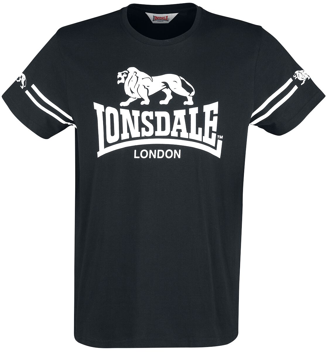 Levně Lonsdale London Aldeburgh Tričko černá