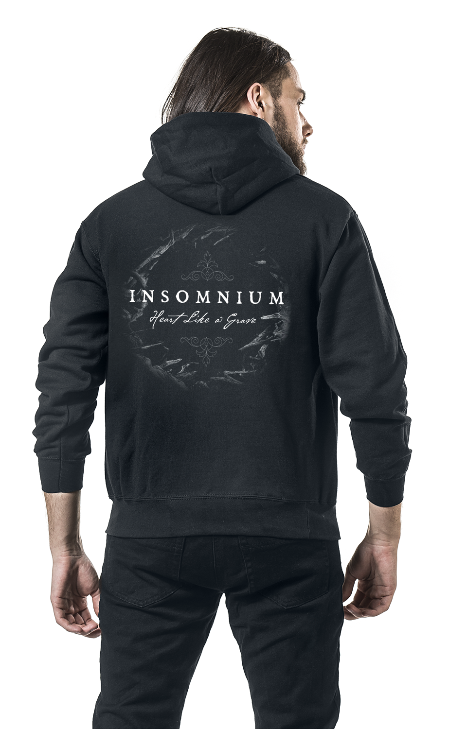 Insomnium Heart like a grave Kapuzenpullover schwarz